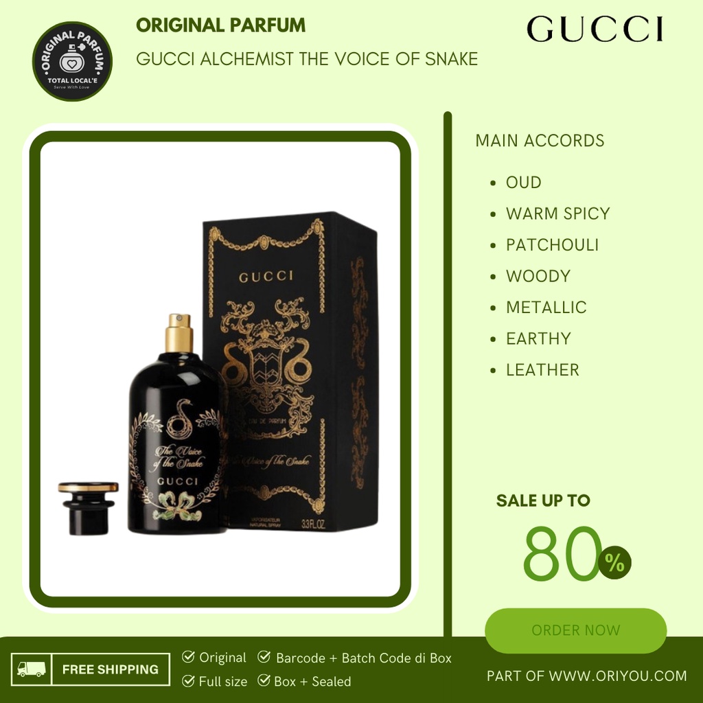 Parfum GUCCI ALCHEMIST THE VOICE OF SNAKE EDP 100 ML