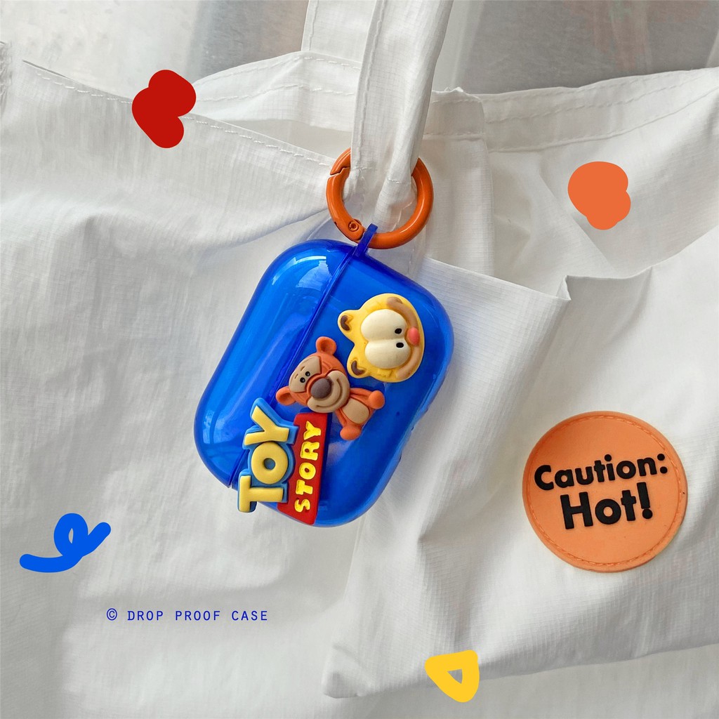 Case Bahan Silikon Motif Kartun toy story Untuk Apple AirPods 1 2 pro Gen 3