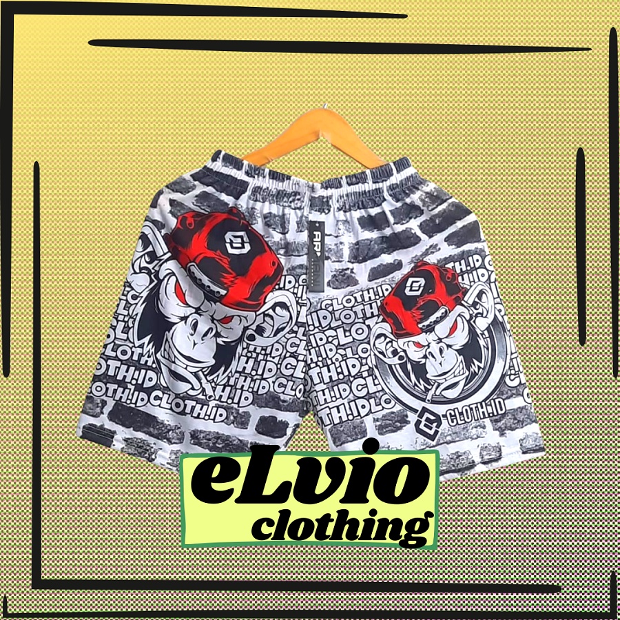 Celana boxer distro premium elvio clothing | Celana pendek | Celana distro