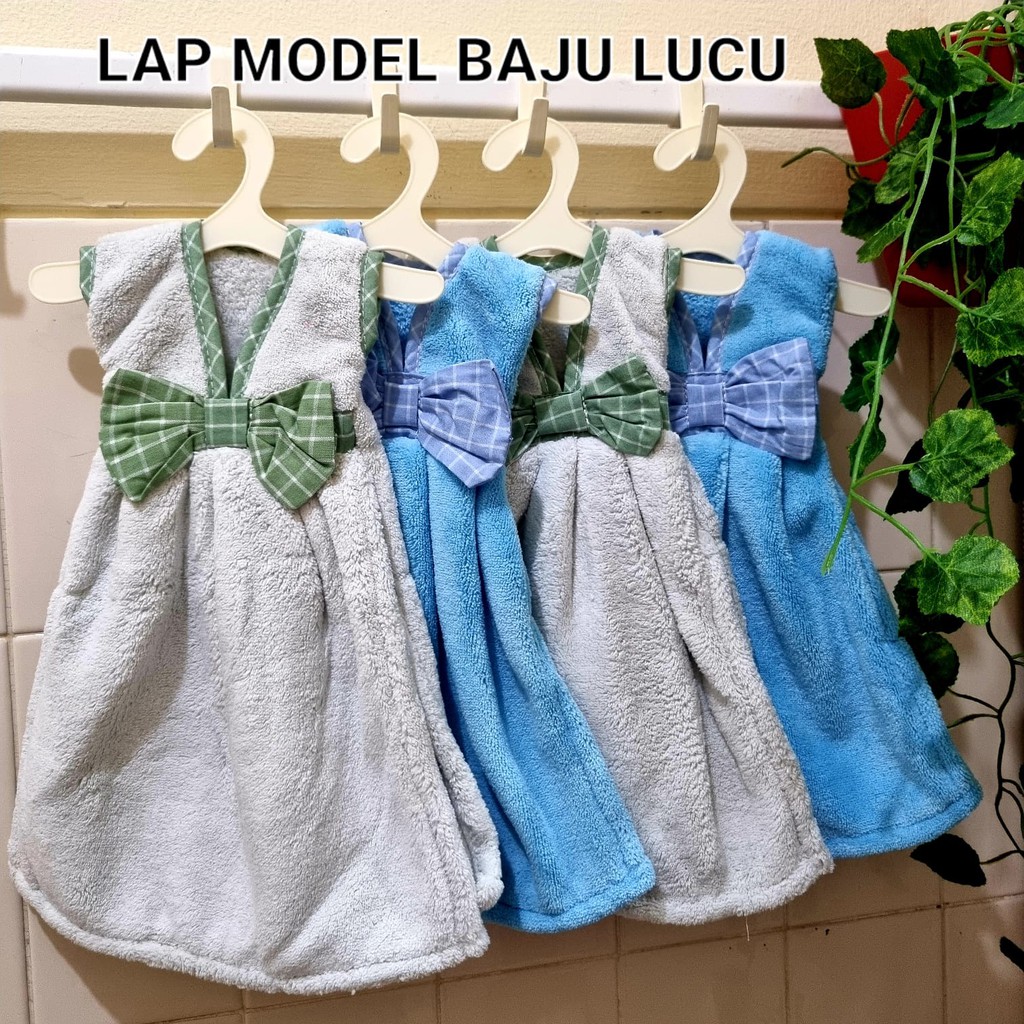 Hand Towel Lap Tangan Model Gantung Lap Gantung Wastafel Menyerap Air Handuk Lap Tangan Lucu Lap Dapur Serbaguna