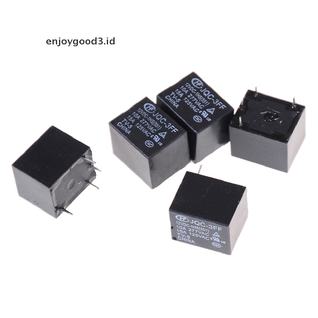 5pcs 12vdc Srd-S-112Dm 15a 125vac 4pin Coil Power Relay 0 0 0 0 0 0