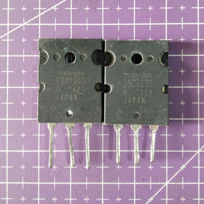 TOSHIBA 2SA1943 2SC5200 Cabutan A1943 C5200 1943 5200 Original