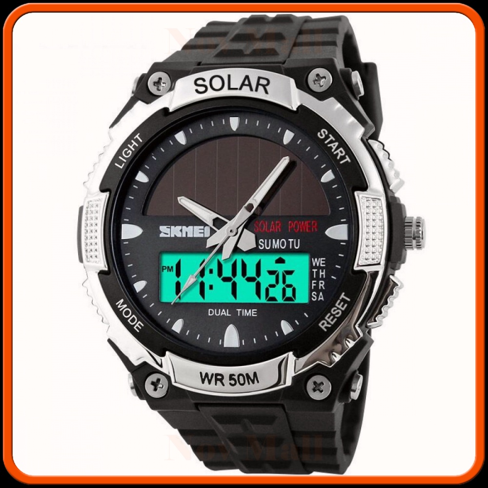 SKMEI Jam Tangan Solar Digital Analog Pria - AD1049E