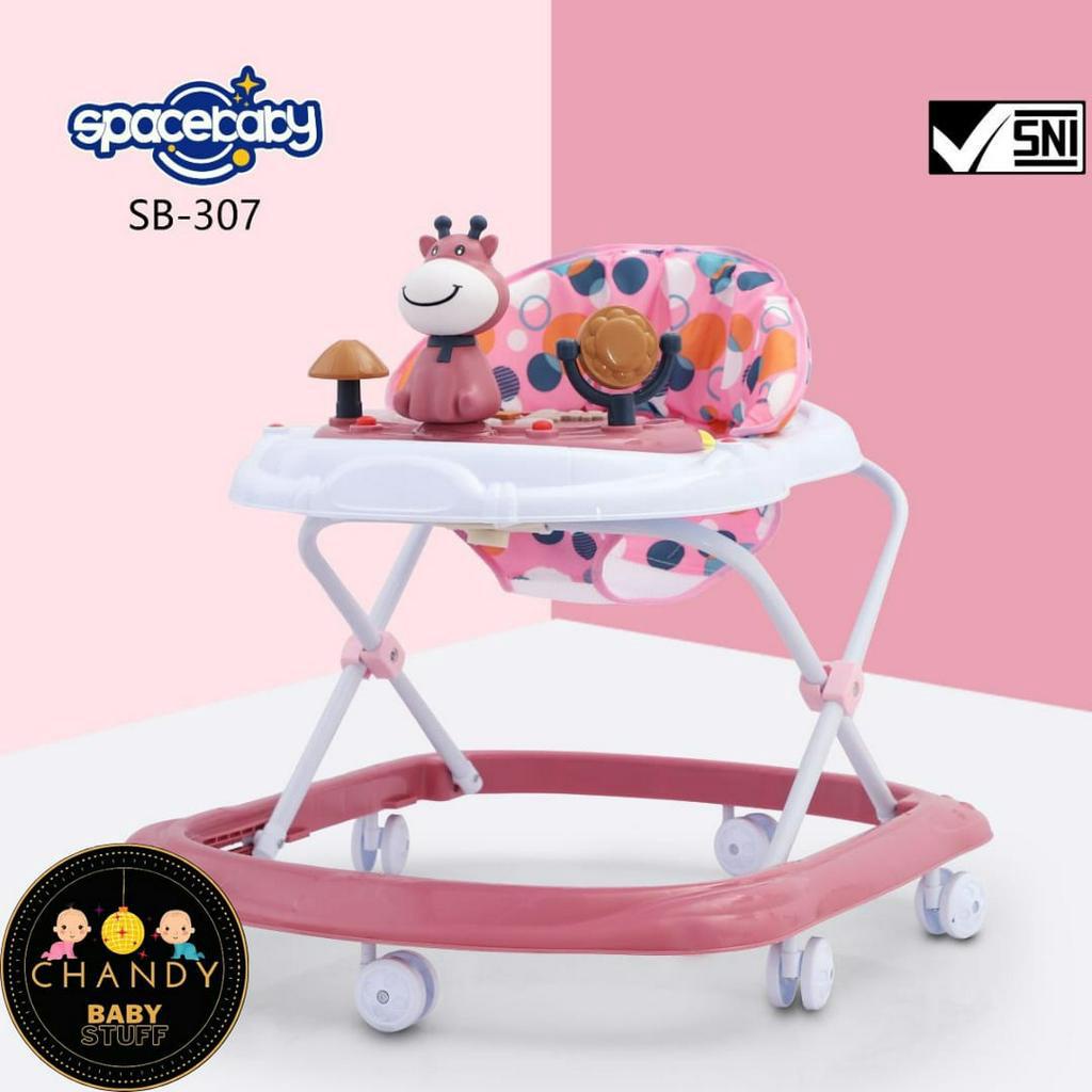 BABY WALKER SPACE BABY SB 307 ( DEER ) MAINAN RUSA ADA MUSIK DAN MUSIK