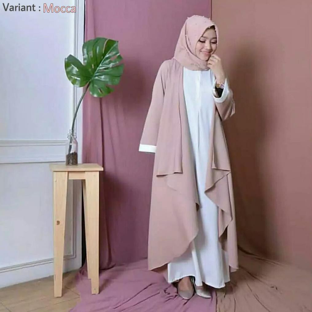 Azkia Dress Abaya Azkiya Maxi Baju Muslim Wanita