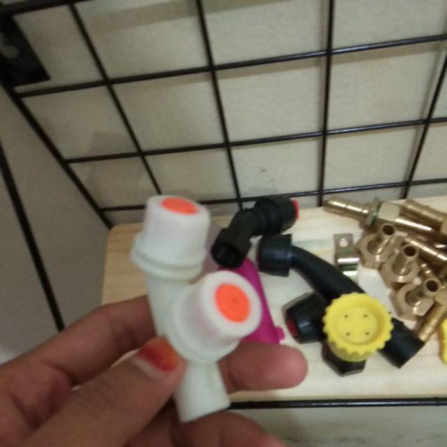 Nozzle Nosel Cabang 2 Putih Pompa Semprot Hama Tipe Elektrik Cba 16 Liter