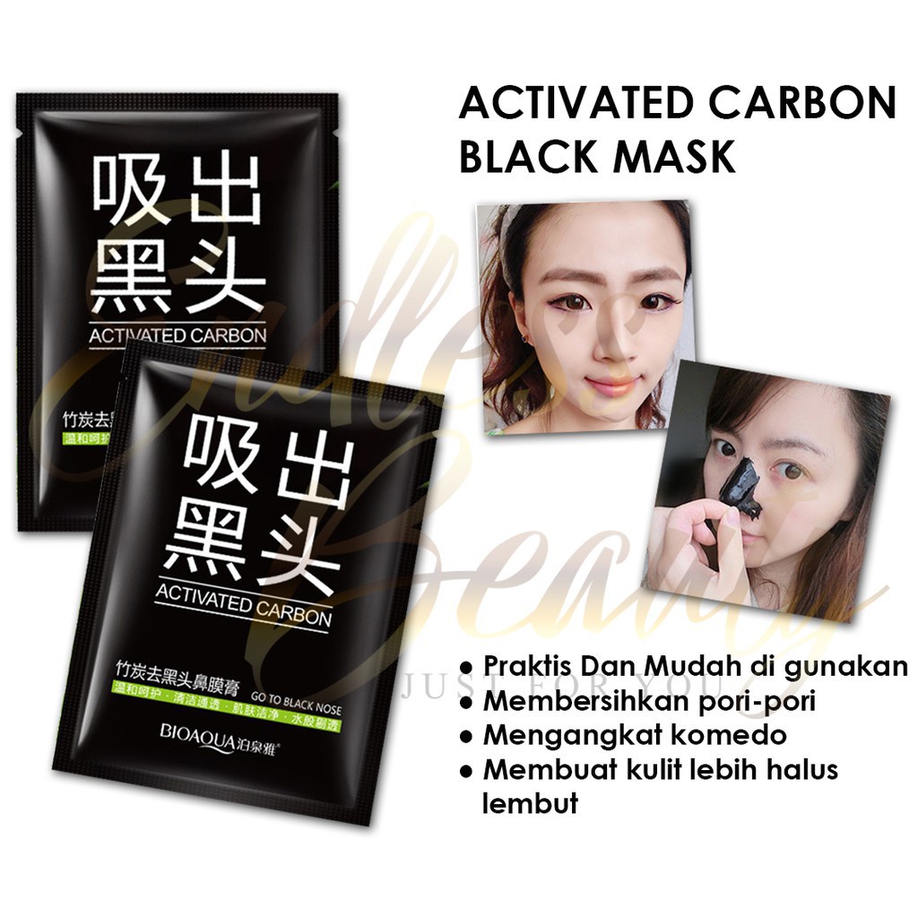 Masker Wajah Black mask masker Komedo Jerawat Import Original