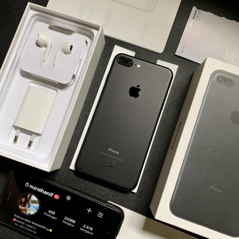 7 Plus 128Gb Mateblack Second IBOX Mulus