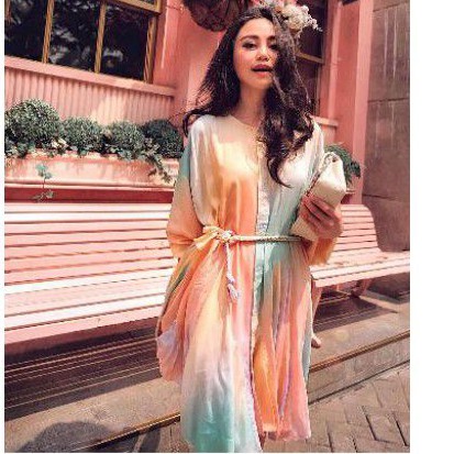 pelunasan vone cherice dress in rainbow S/M