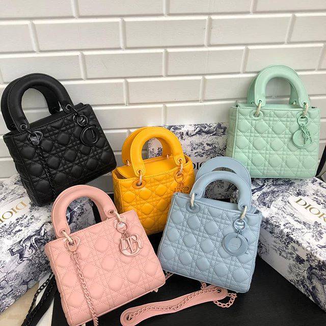 Tote bag lady dior candy free box semi premium authentic