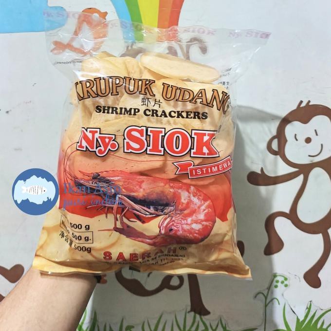 

Krupuk Udang Lebar Ny Siok - Shrimp Crackers 500gr