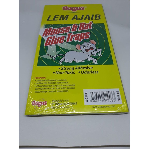 Lem Perangkap Tikus Siap Pakai Cap Bagus 70Gr