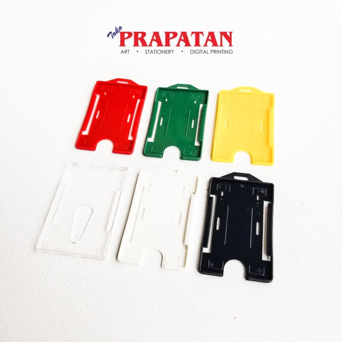 

Name Tag Mika BGS Warna / ID Card Holder - Hitam AND27