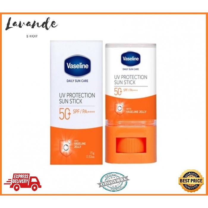 Jual VASELINE UV PROTECTION SUN STICK 50+ SPF 50/PA++ 15GR SUNSCREEN