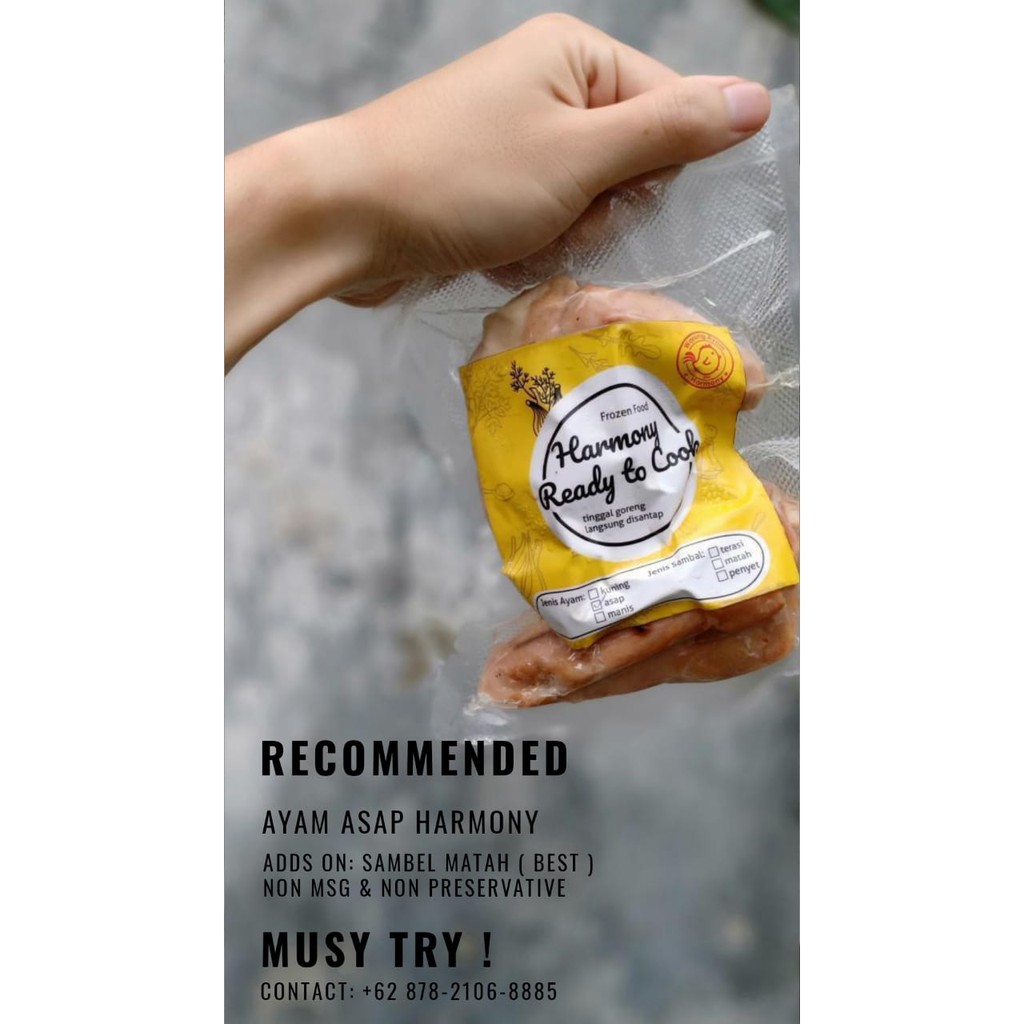 

Ayam Asap Harmony (Harmony smoked chicken) frozen pack