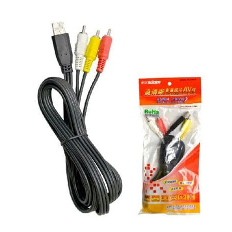 Kabel Usb To Rca 1.8M