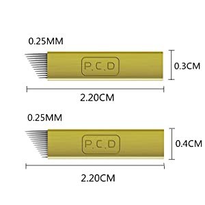 Blade PCD 12R JARUM SULAM ALIS PCD JARUM SULAM MICROBLADING JARUM SULAM MANUAL