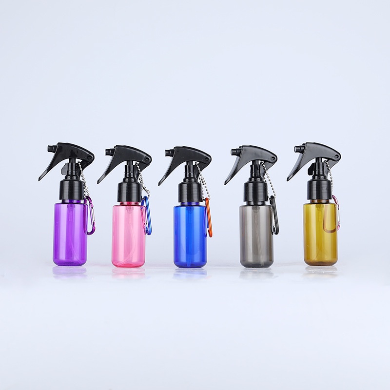 60ml Travel Refillable Spray Bottle With Keychain Buckle /  Small Hand Sanitizer Spray Bottle Fine Mist Container Bottles