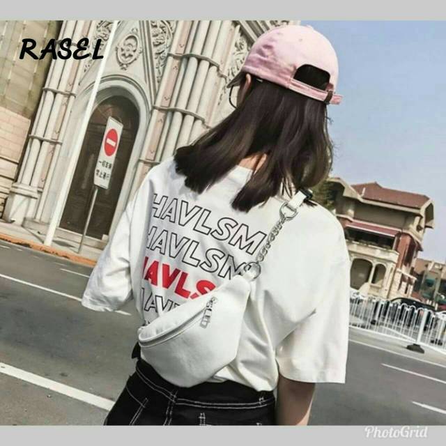 Waistbag polos waist bag wanita waist bag cewek waistbag murah waistbag kekinian terbaru