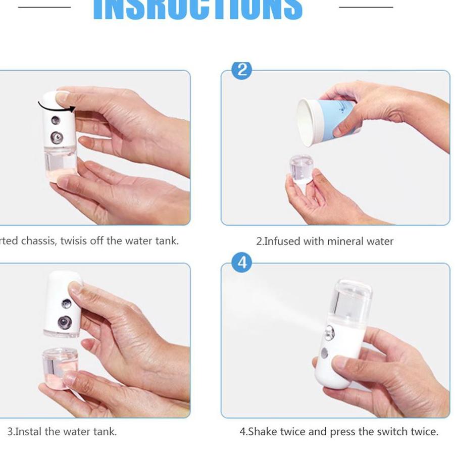 Penawaran UG Nano Spray Portable Mini USB/Mist Sprayer Pelembab Wajah Perawatan Wajah | Termurah dan