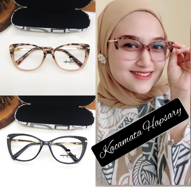 KACAMATA MINUS ANTI RADIASI | KACAMATA MINUS PHOTOCROMIC TERBARU | ( PAKET FRAME + LENSA ) FRAME WANITA Z507