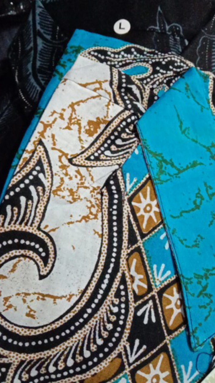 Bswart Batik Hrb026 Kenongo Hem Pendek Padi Pekalongan M L Xl Xxl Batik Pria