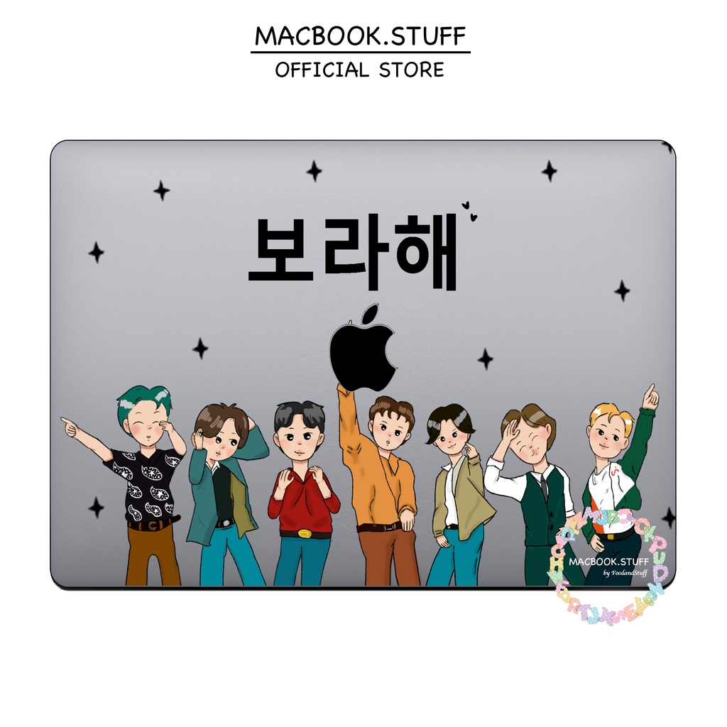 CASE MACBOOK Case CUSTOM BTS DYNAMITE DESIGN NEW AIR PRO RETINA 11 12 13 14 15 16 INCH NON /  WITH CD ROOM / TOUCHBAR / TOUCH ID / M1 2020 2021 2022