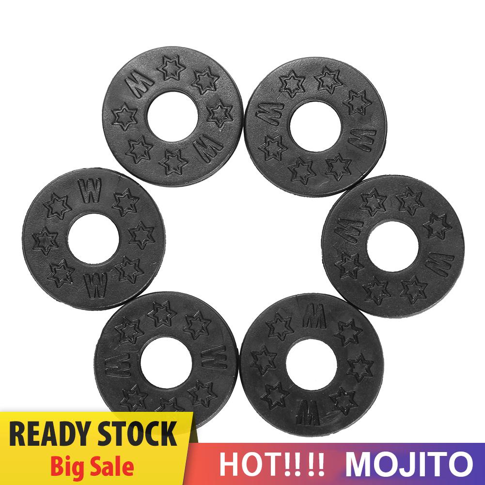 10pcs Strap Lock Bahan Karet Untuk Gitar Akustik / Elektrik / Bass