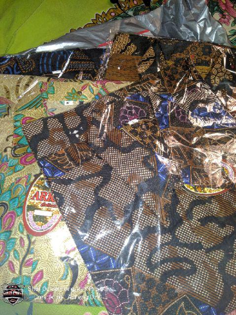 Bswart Batik Hrb026 Kenongo Hem Pendek Padi Pekalongan M L Xl Batik Pria Murah Modern Grosir