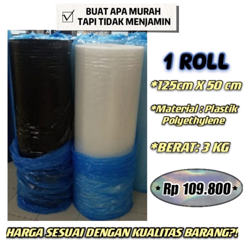 

BUBBLE WRAP MURAH PREMIUM QUALITY 125CM × 50M / PLASTIK BUBBLE WRAP PACKING