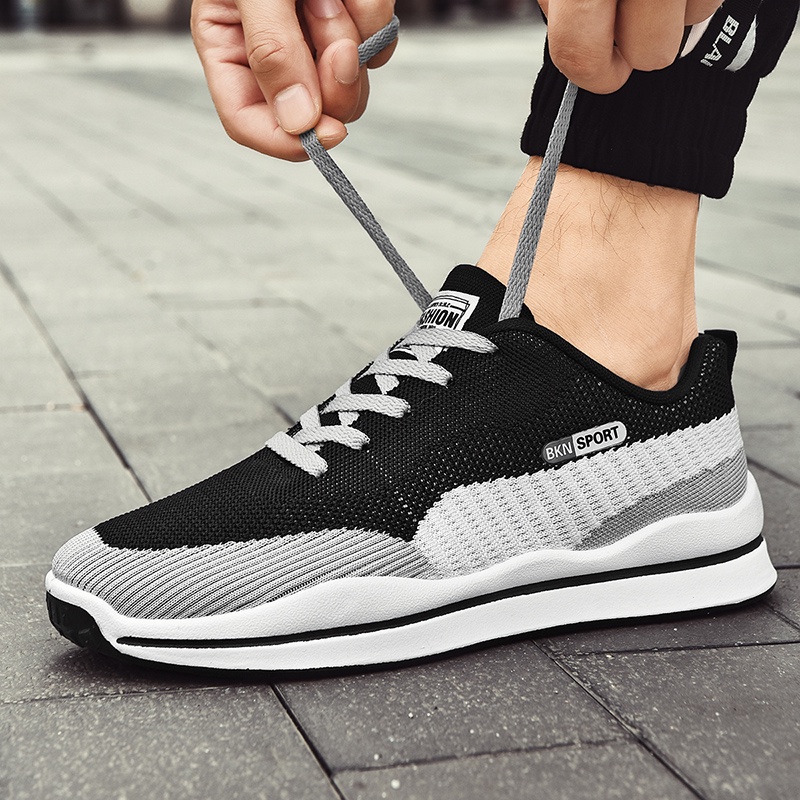 Mainland Sepatu Pria Sepatu Sneakers Kasual Sepatu Pria Olahraga Sepatu Lari Jogging Badminton Cowok Import Running Shoes KSC301