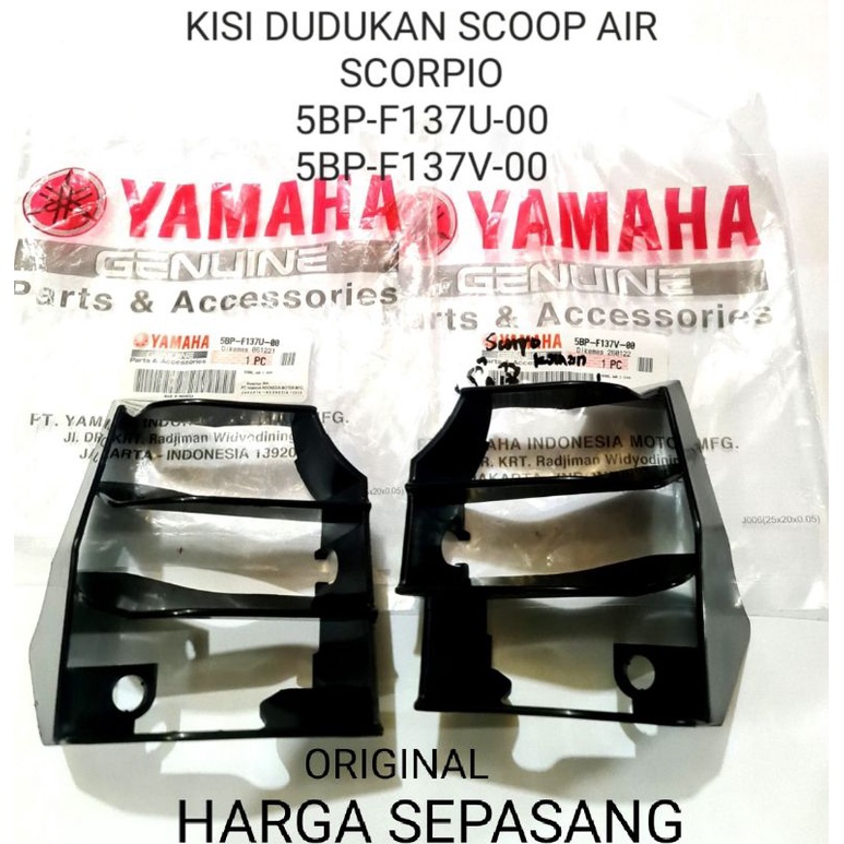 KISI KISI DUDUKAN SCOOP AIR SCORPIO ORIGINAL SEPASANG