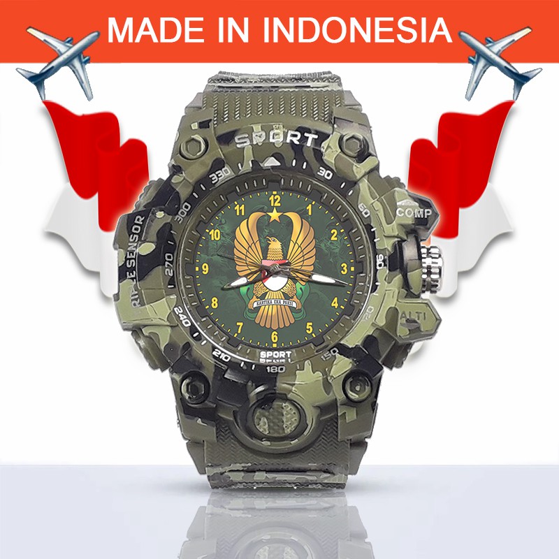 {Istimewa} Jam Tangan TNI -AD (Angkatan Darat) - Water Resistant