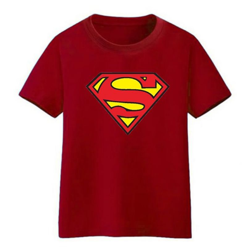 Uxlo/Kaos Anak Laki Laki MUrah Umur 1 sampai 10/Atasan Anak Laki Superhero Superman/Baju Karakter