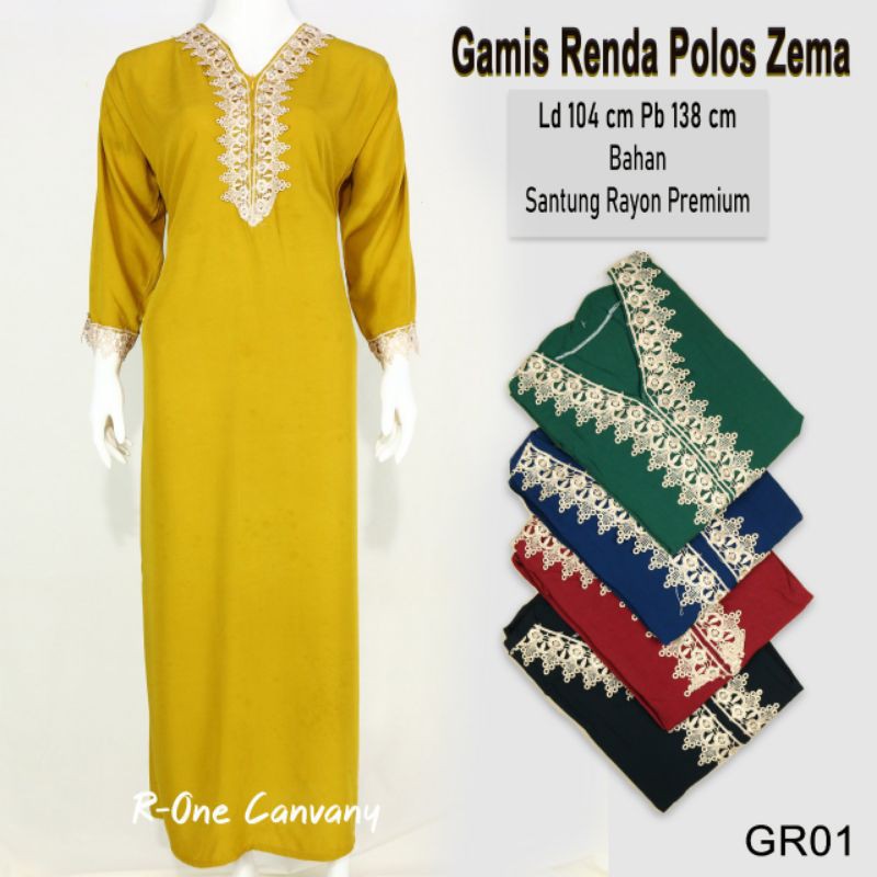 Gamis Renda Zema