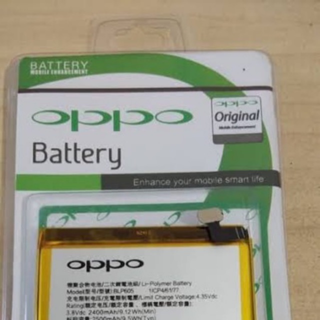 Baterai Batre Battery Original Oppo BLP605  Oppo F1 / A35 / Neo 7 / A33W / A33 / F1F