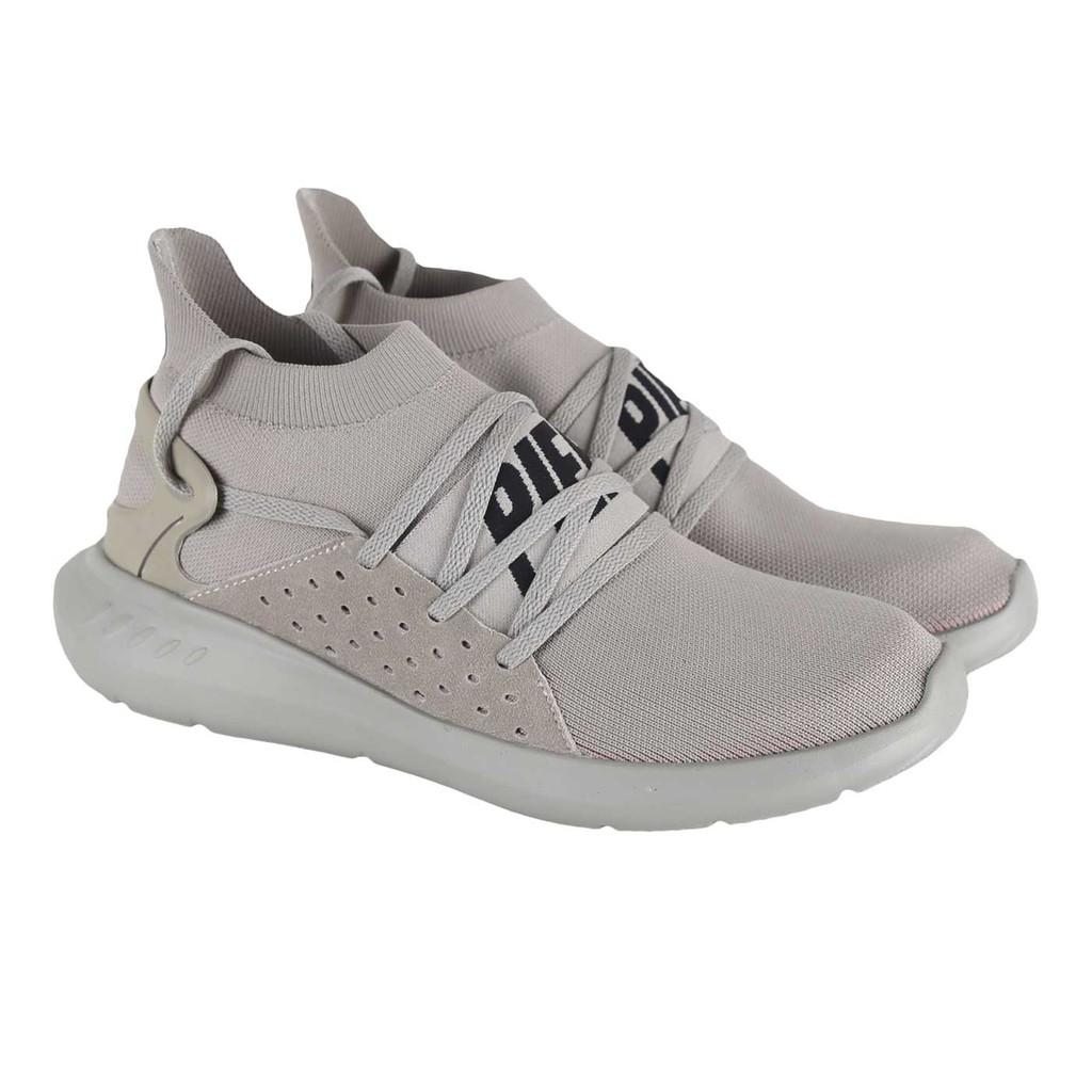 Sepatu Sneakers Casual Piero Shadow - Khaki/Black