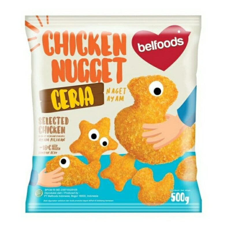 

Belfood chicken nugget Ceria 170 gr