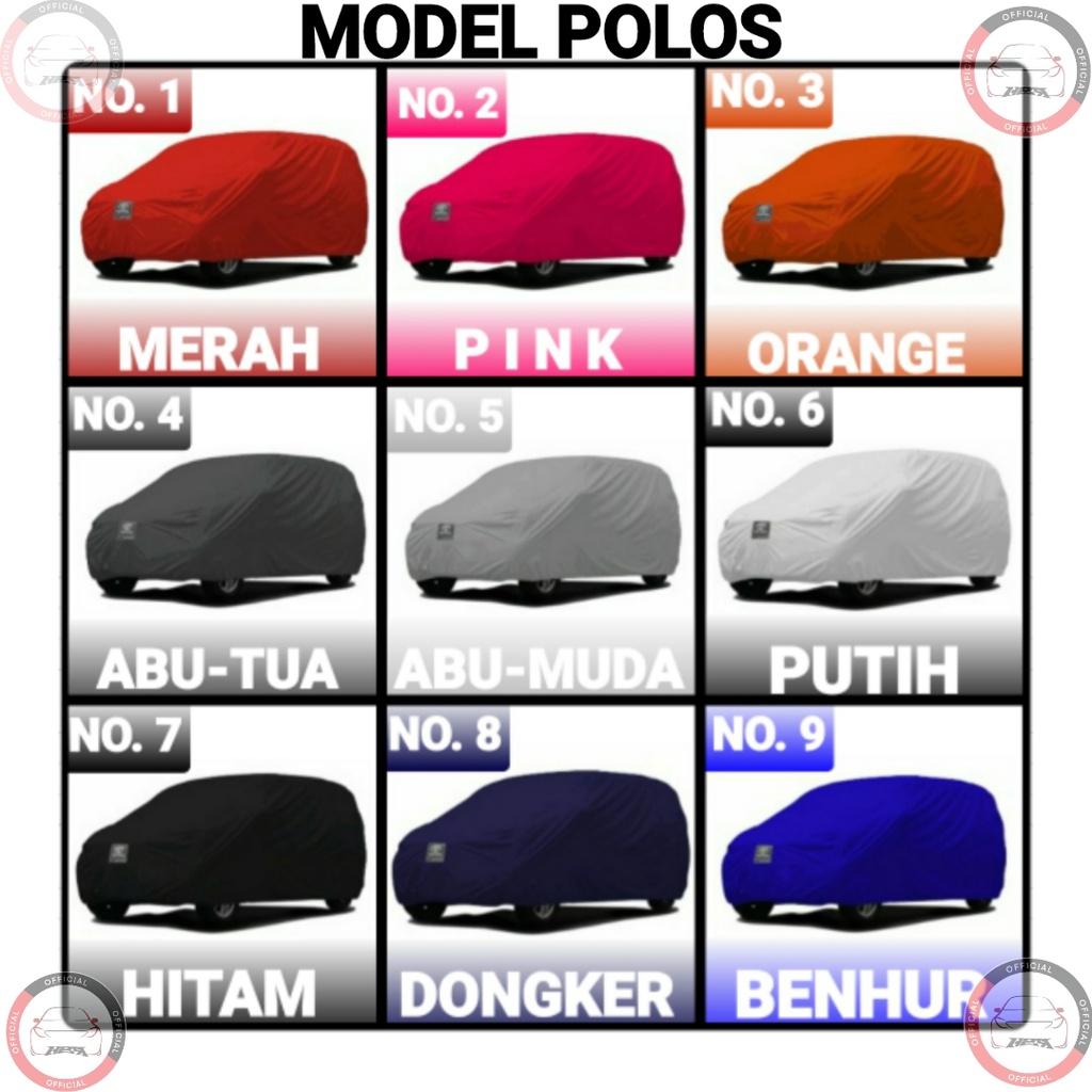 Cover Mobil Avanza Xenia Ertiga Xpander Mobilio Calya Sigra Brv Hrv Rush Terios All LIvina S,Cross Juke Outlander Vitara Eskudo Kijang Confero Esspas Carry Pic,up Taft gt fanther Luxio Grandmax Apv  dll-5