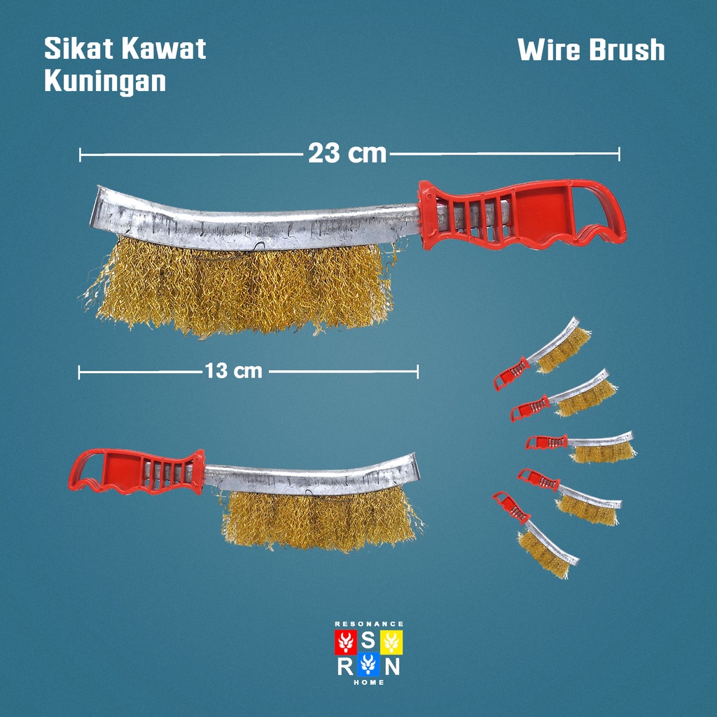 Sikat Kawat Brass Kuningan Untung Barang Berkarat Wire Brush Kuningan Resonance Home