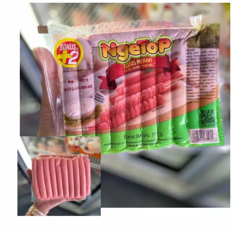 

Ngetop Sosis Merah isi 30 + 2pcs 750gr