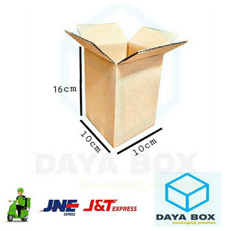

TERMURAH KARDUS UK10X10X16 BOX PACKING POLOS