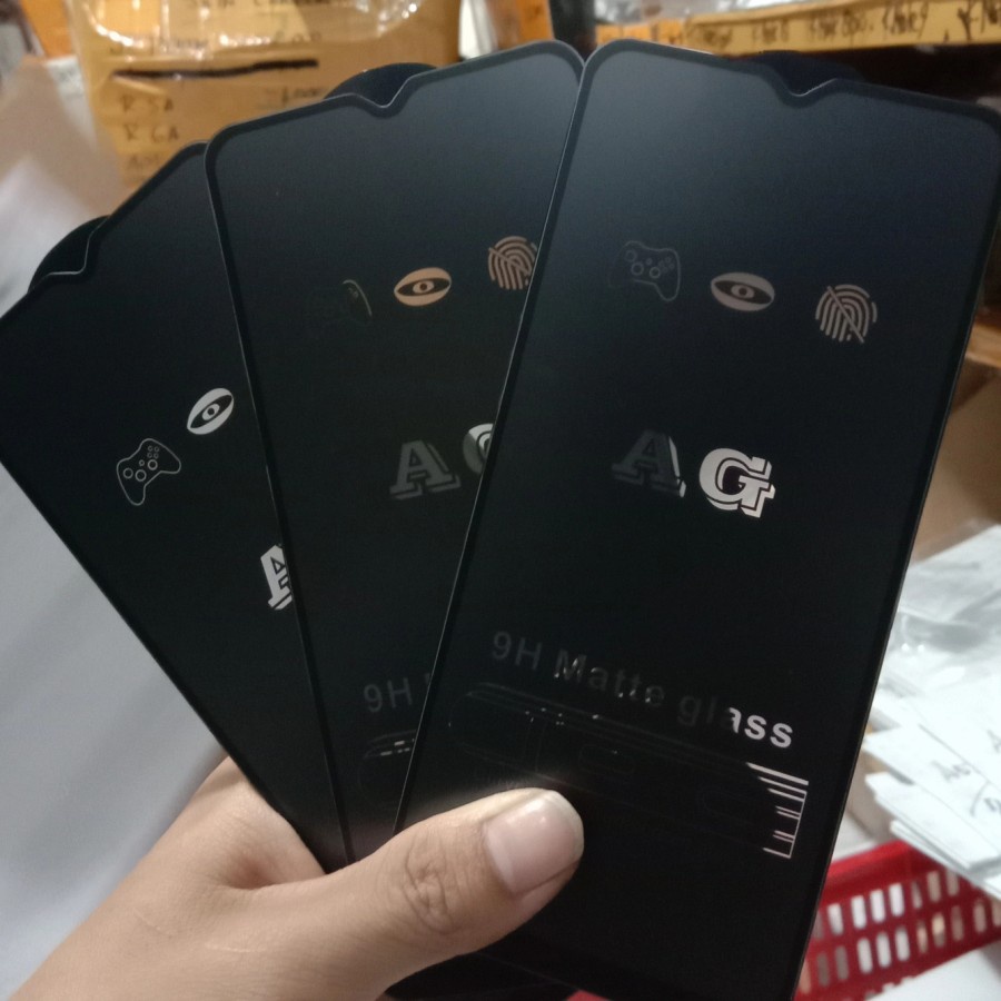 INFINIX SMART 7 SMART 6 6HD 6 NFC 6+ SMART 5 SMART 4 SMART 3+ TEMPERED GLASS MATTE GLARE ANTI MINYAK ANTI GORES KACA TEMPRED FULL COVER PELINDUNG LAYAR SMART 6 PLUS