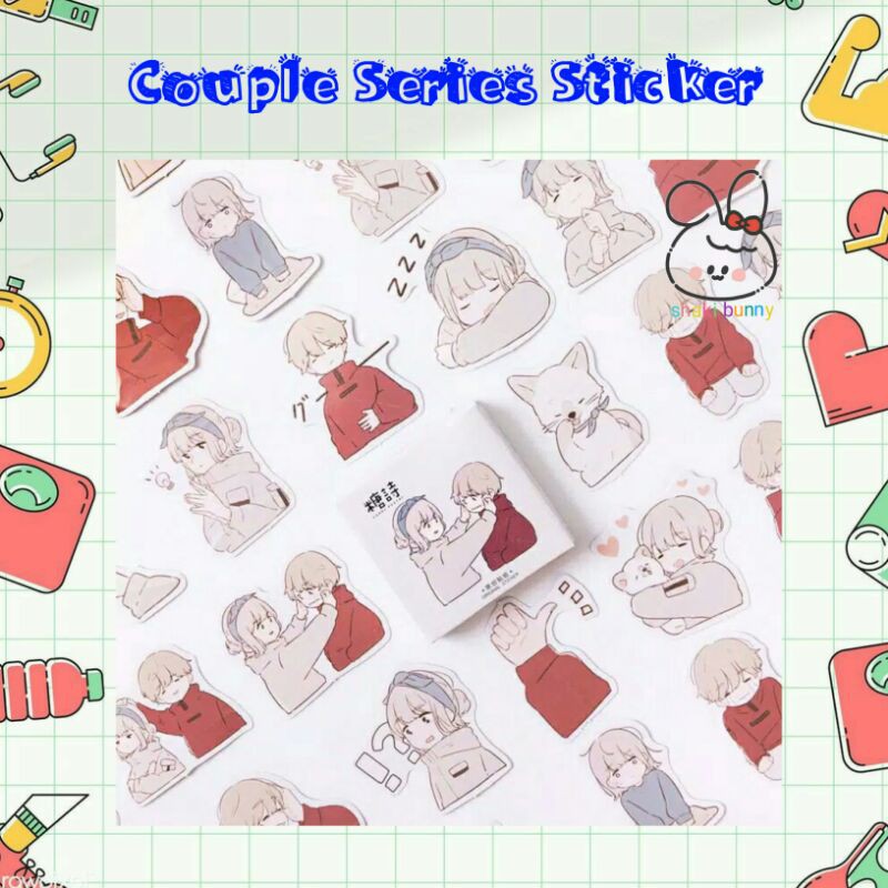 

Sticker Kawaii Couple Series (45pcs) / Stiker Seri Pasangan