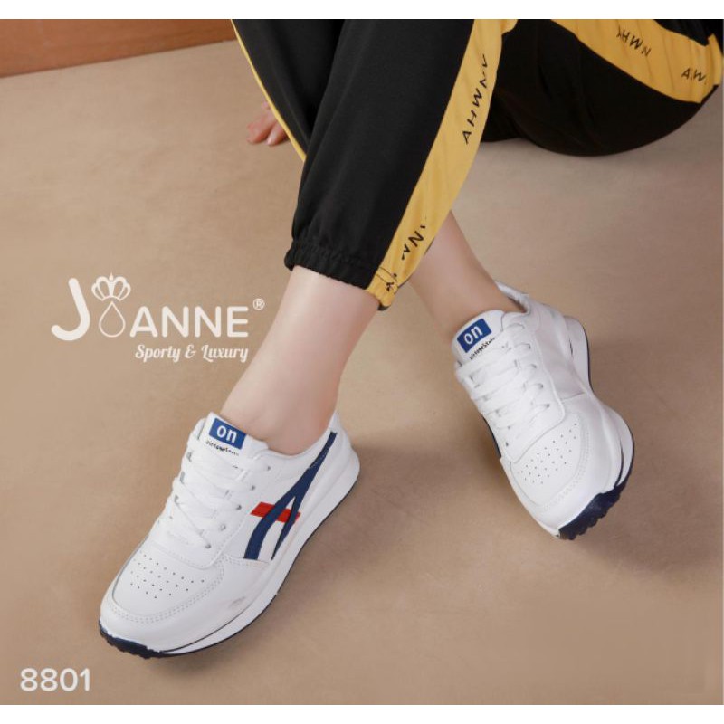 RESTOCK {ORIGINAL BRAND} JOANNE Leather Sneakers Shoes 8801