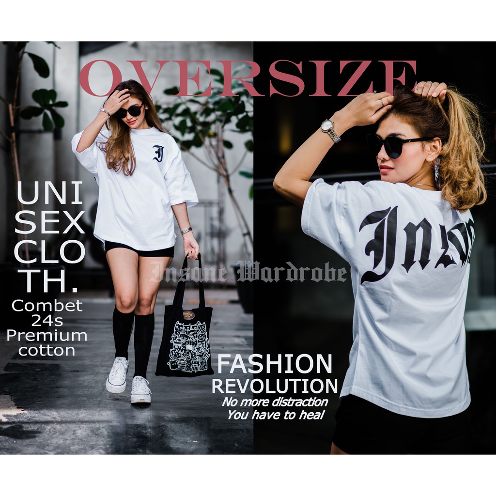 kaos oversize / oversized brand insane Wardrobe limited Edition