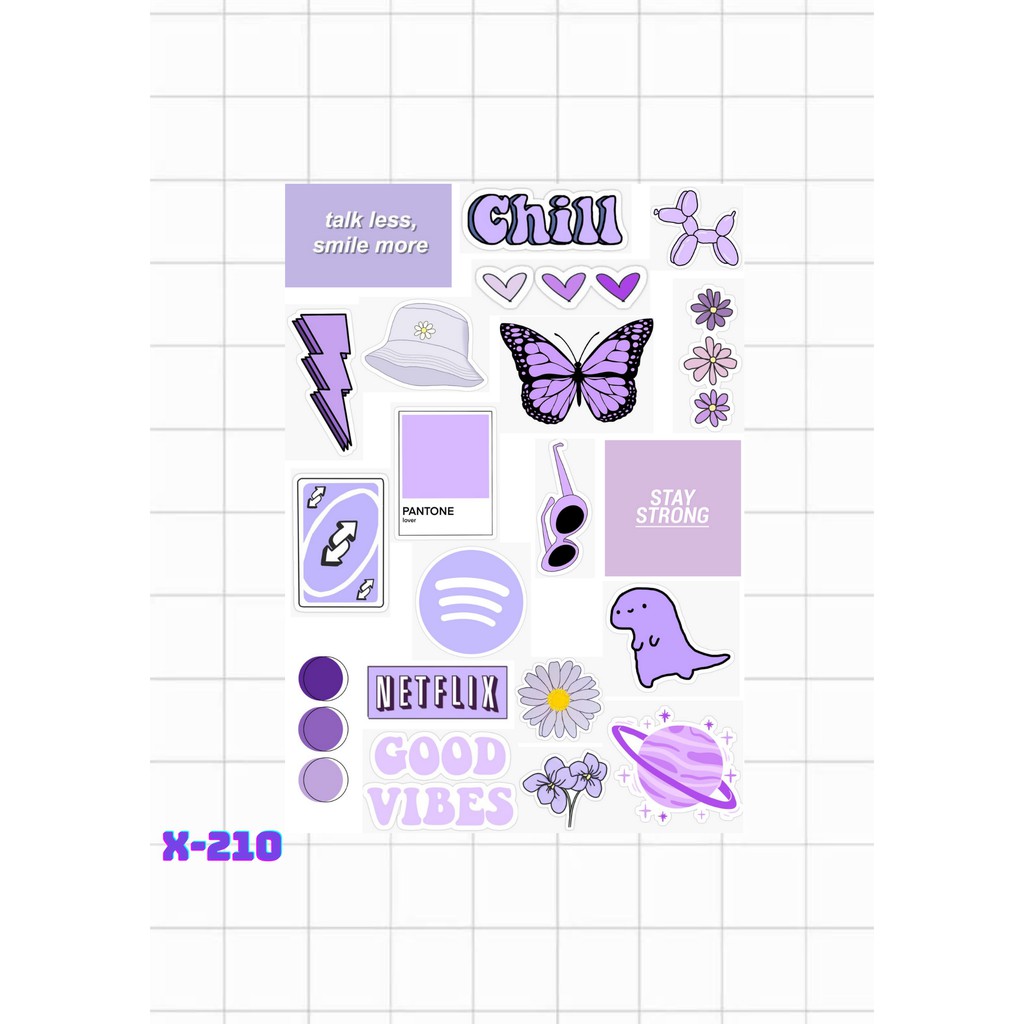 

STIKER TUMBLR LILAC X-210