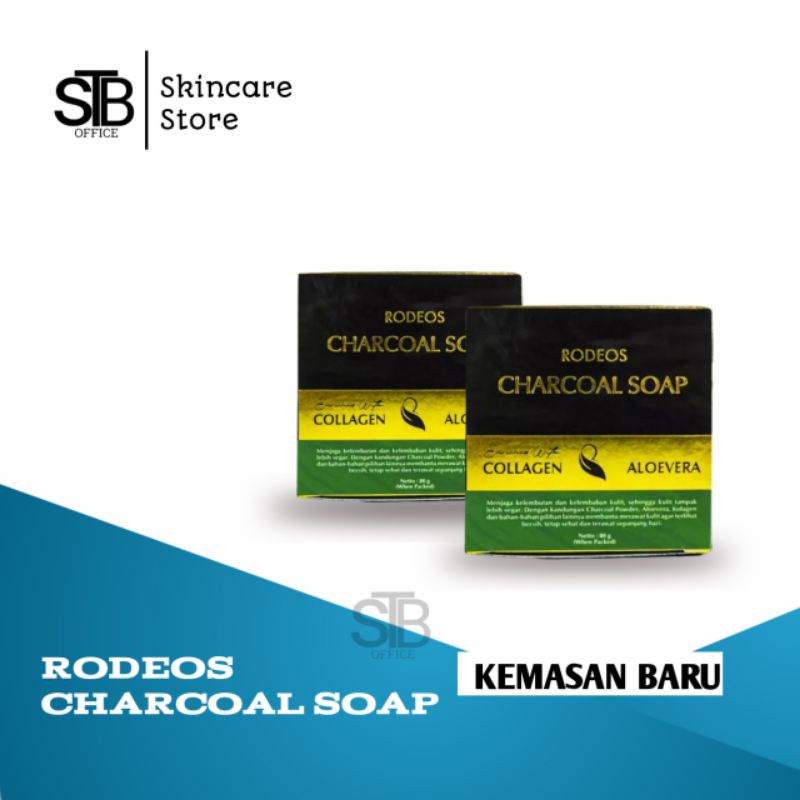 RODEOS SOAP SABUN Wajah Pria BAMBO CHARCOAL Cuci Muka Pria Original Pembersih Wajah Ayasi Jerawat Dan Bekas Jerawat