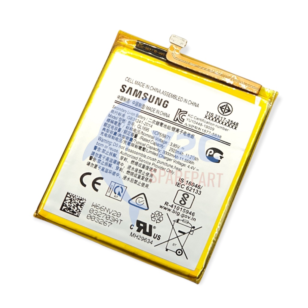 BATERAI SAMSUNG A015 A015F / GALAXY A01 / QL1695 ORIGINAL OEM / BATRE / BATERE / BATRAI / BATREI / BATU