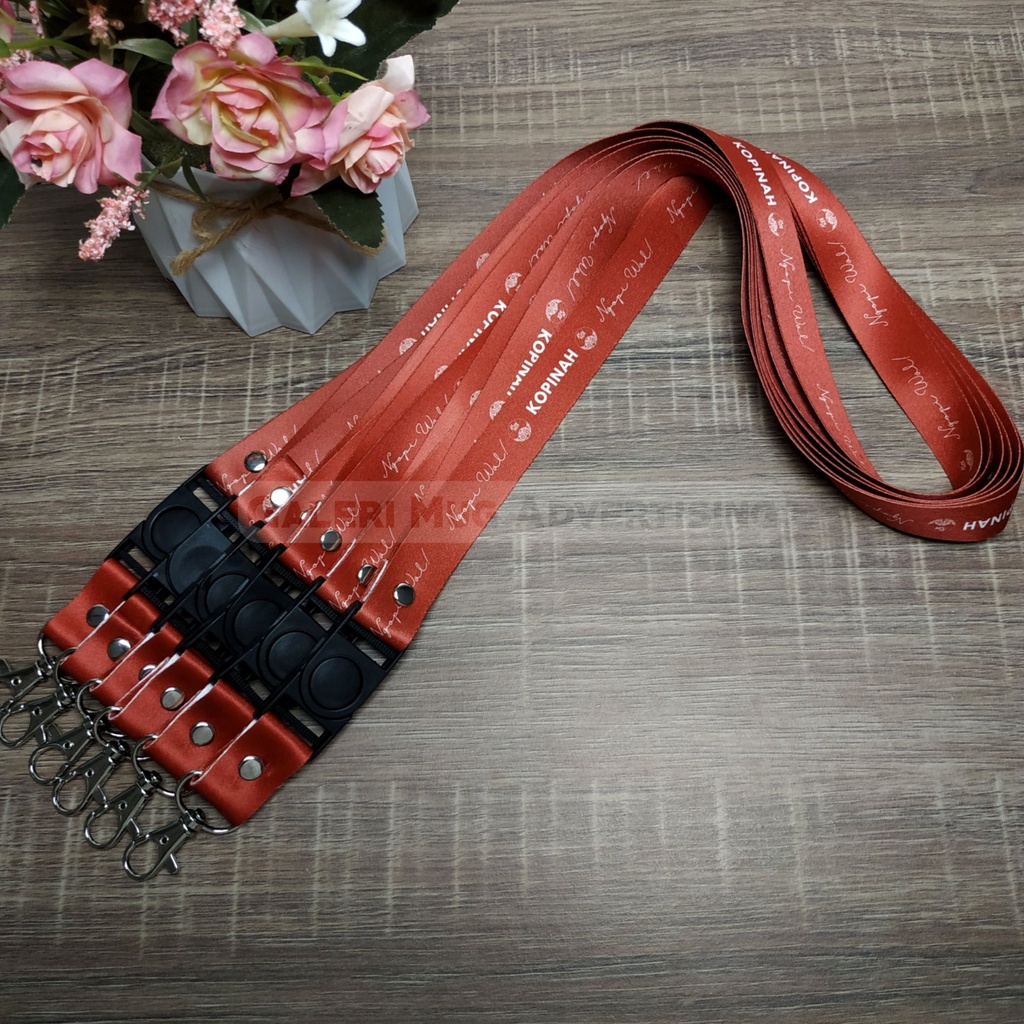 

TALI ID CARD dan TALI LANYARD PRINT FULL COLOR | Cetak 2 Sisi Tali | Bisa SATUAN/GROSIR